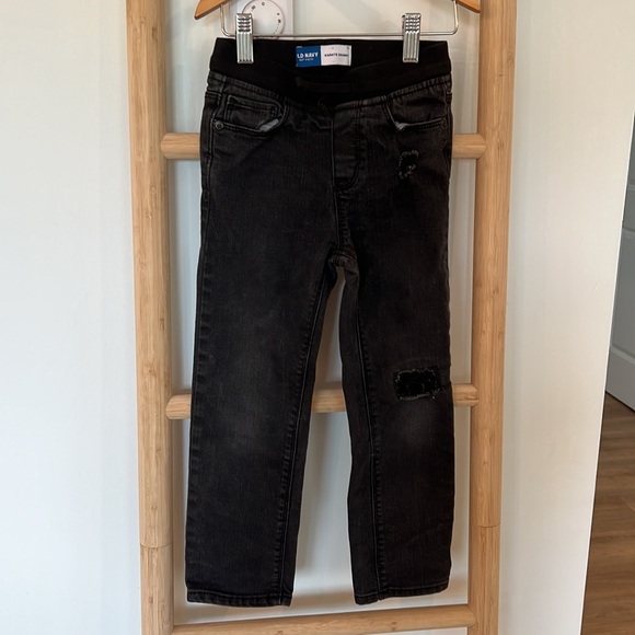 Old Navy Skinny Stretch Knit Waist Jeans - Picture 3 of 6